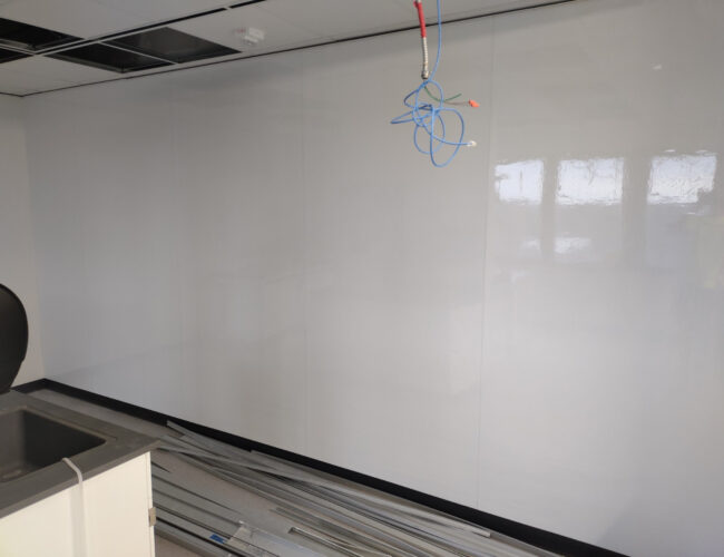 Dry Erase wallcovering installed at UW-Milwaukee